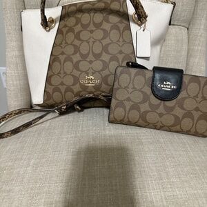 Coach purse and wallet new